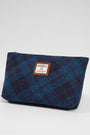 Harris Tweed Toiletries Bag A0174 (C) (Tan Leather)