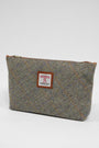 Harris Tweed Toiletries Bag HB107(C) Tan Leather