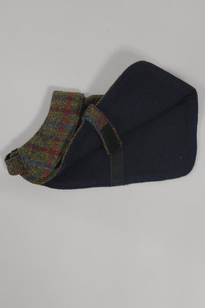 Harris Tweed Cosy Dog Coat Green/Burgundy Multi Prices From