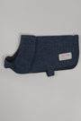 Harris Tweed Cosy Dog Coat Navy Herringbone Prices From