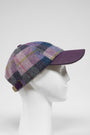 Harris Tweed Baseball Cap Lilac Pastels (HH)