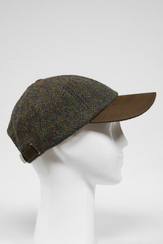 Harris Tweed Baseball Cap - Forrest Herringbone (HH)