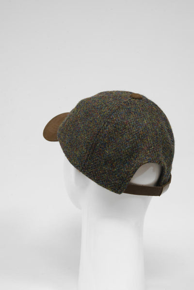 Harris Tweed Baseball Cap Forrest Herringbone (HH)