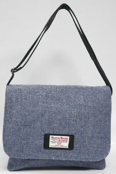 Harris Tweed Scalpay Bag 228 (Black Leather)