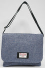 Harris Tweed Scalpay Bag 228 (Black Leather)