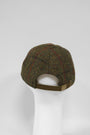 Harris Tweed Baseball Cap Green Check (HH)