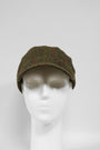 Harris Tweed Cadet Cap Green Check (HH)