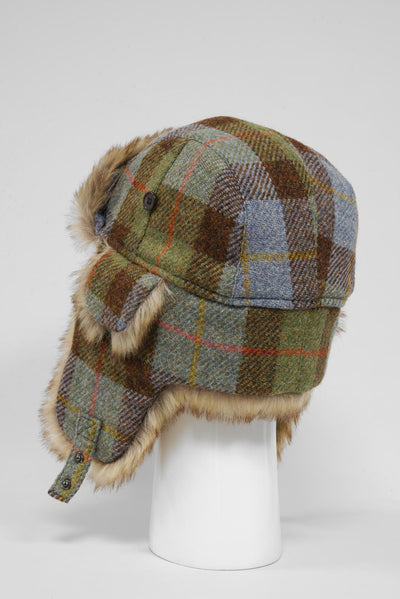 Harris Tweed Trapper Hat A017