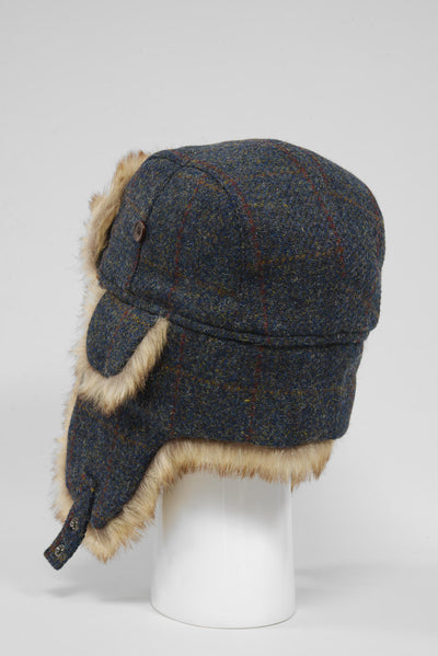 Harris Tweed Trapper Hat A0239