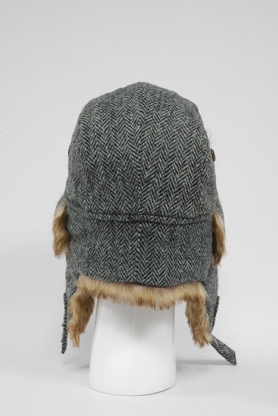 Harris Tweed Trapper Hat HB1