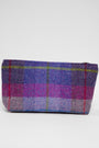 Harris Tweed Cosmetic Bag A0114 (Tan Leather)