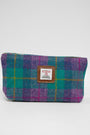 Harris Tweed Cosmetic Bag A0222 (Tan Leather)