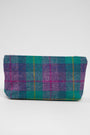 Harris Tweed Cosmetic Bag A0222 (Tan Leather)