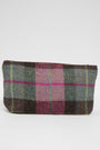 Harris Tweed Cosmetic Bag A0254 (Tan Leather)