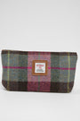 Harris Tweed Cosmetic Bag A0254 (Tan Leather)
