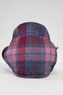 Harris Tweed Tea Cosy - Lilac Pink Check Cow (Left)