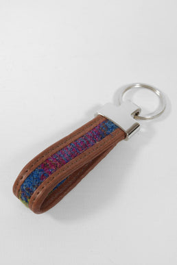 Harris Tweed Loop Keyring A0195