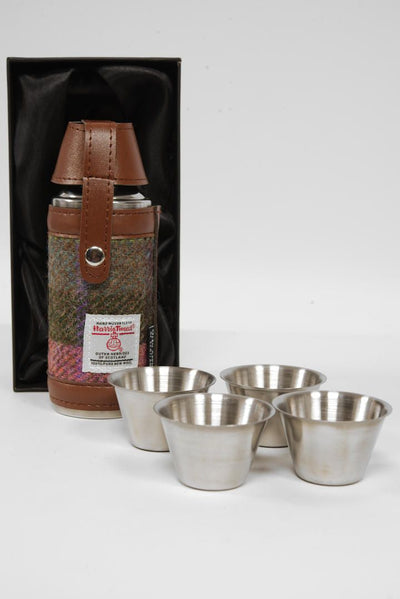 Harris Tweed Hunting Flask A0254