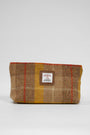 Harris Tweed Cosmetic Bag A0230 (Tan Leather) (Small Label)