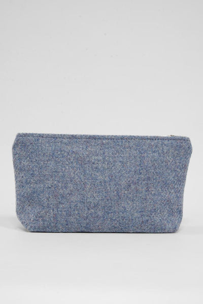 Harris Tweed Cosmetic Bag 228 (Black Leather)