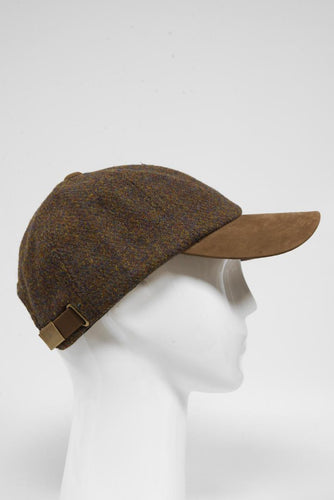 Harris Tweed Baseball Cap - Brown Mix HH