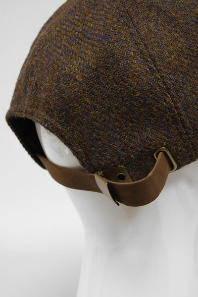 Harris Tweed Baseball Cap - Brown Mix HH