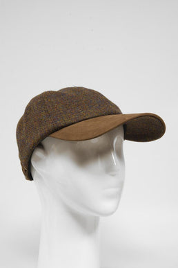 Harris Tweed Baseball Cap - Brown Mix HH