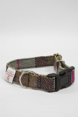Harris Tweed Dog Collar A0254 (Clip)