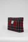 Harris Tweed Toiletries Bag A0214 Black Leather
