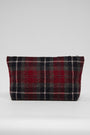 Harris Tweed Toiletries Bag A0214 Black Leather