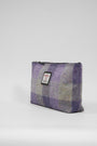 Harris Tweed Toiletries Bag - HB156 Black Leather