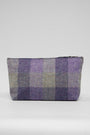 Harris Tweed Toiletries Bag - HB156 Black Leather