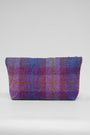 Harris Tweed Toiletries Bag A0167 Tan Leather