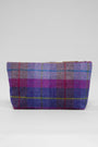 Harris Tweed Toiletries Bag A0114 Tan Leather