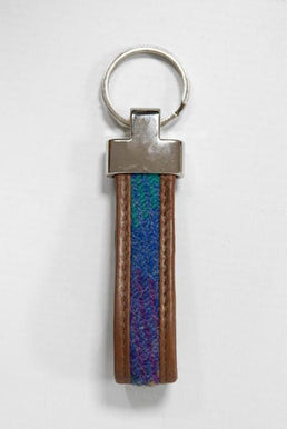 Harris Tweed Loop Keyring A085