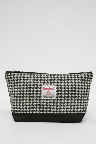 Harris Tweed Washbag - HO63 (Black)