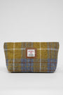 Harris Tweed Cosmetic Bag A0102 (Tan Leather)