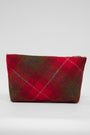 Harris Tweed Toiletries Bag A001 (C) (Tan Leather)