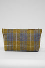 Harris Tweed Toiletries Bag A0102 (Tan Leather)