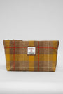 Harris Tweed Toiletries Bag A0230 (Tan Leather)