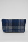 Harris Tweed Cosmetic Bag A0237 (Black Leather)