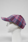 Harris Tweed Baseball Cap Pink Blue (HH)