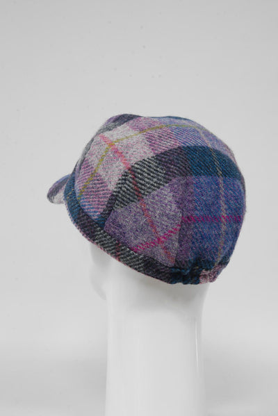 Harris Tweed Cadet Cap Lilac Pastels (HH)