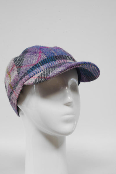 Harris Tweed Cadet Cap Lilac Pastels (HH)