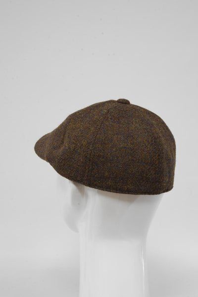 Harris Tweed Duck Bill Cap Brown Mix (HH)
