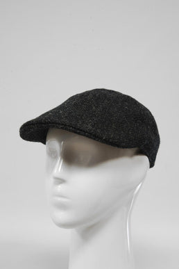 Harris Tweed Duck Bill Cap Dark Charcoal (HH)