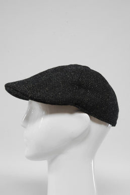 Harris Tweed Duck Bill Cap Dark Charcoal (HH)