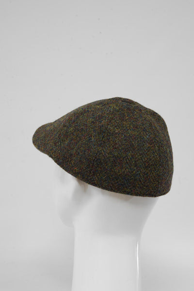 Harris Tweed Duck Bill Cap Forest Green (HH)