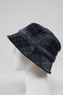 Harris Tweed Ladies Bucket Hat Black/Grey Check (HH)