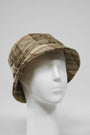 Harris Tweed Ladies Bucket Hat Oatmeal Check (HH)